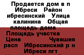 Продается дом в п.Ибреси › Район ­ ибресинский › Улица ­ калинина › Общая площадь дома ­ 52 › Площадь участка ­ 52 › Цена ­ 600 000 - Чувашия респ., Ибресинский р-н, Ибреси пгт Недвижимость » Дома, коттеджи, дачи продажа   